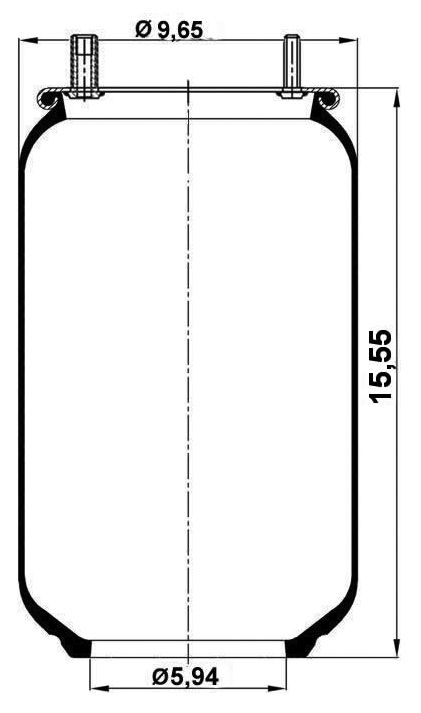GA9781-S Amerikan Tip Üst Metalli Alt Pistonsuz