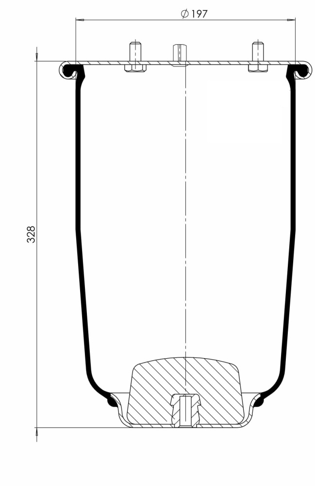 G9722-S Avrupa Tip Üst Metalli Alt Pistonsuz