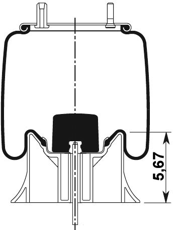 GA9923-CP Amerikan Tip Komple Plastik Pistonlu