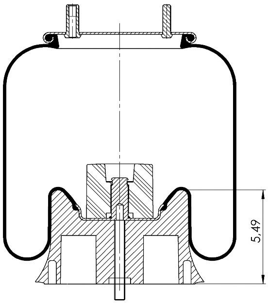 GA9921-CP Amerikan Tip Komple Plastik Pistonlu