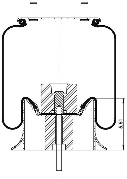 GA9974-CP Amerikan Tip Komple Plastik Pistonlu