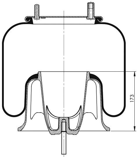 GA9781-CALU Amerikan Tip Komple Aliminyum Pistonlu