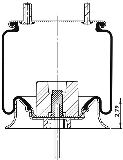 GA9807-CP Amerikan Tip Komple Plastik Pistonlu