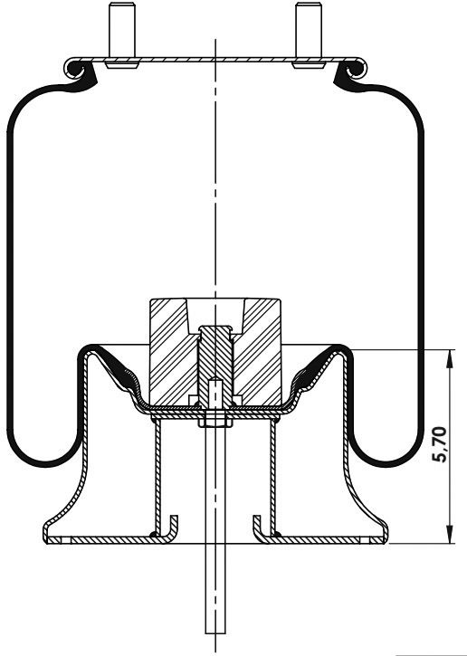 GA9974-C Amerikan Tip Komple Metal Pistonlu
