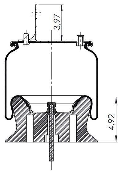 GA9875-CP Amerikan Tip Komple Plastik Pistonlu