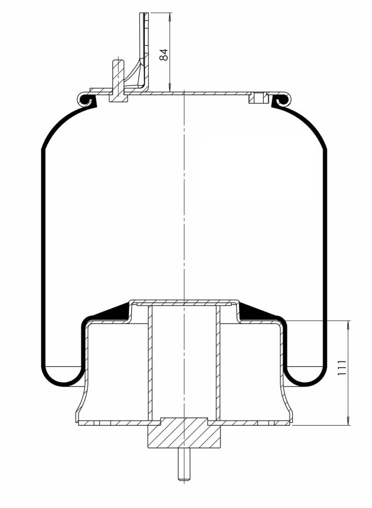 GA9865-C Amerikan Tip Komple Metal Pistonlu