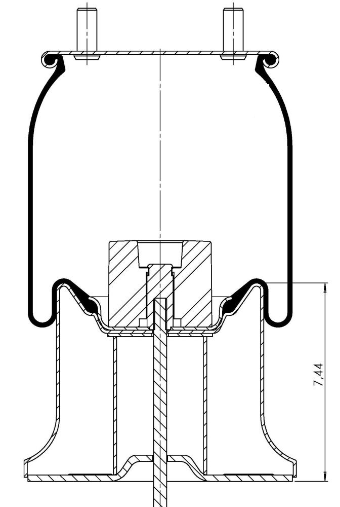 GA9645-C Amerikan Tip Komple Metal Pistonlu